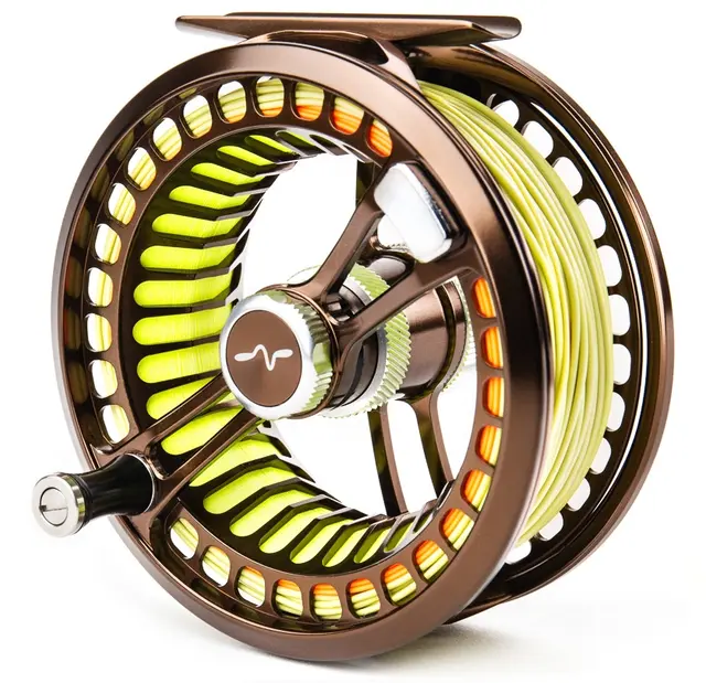 Guideline Fario LW #6-8 Anthracite Flugrulle - Vänstervev 