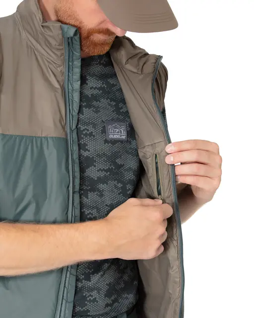 Guideline Loft Vest M Walnut/algae green 