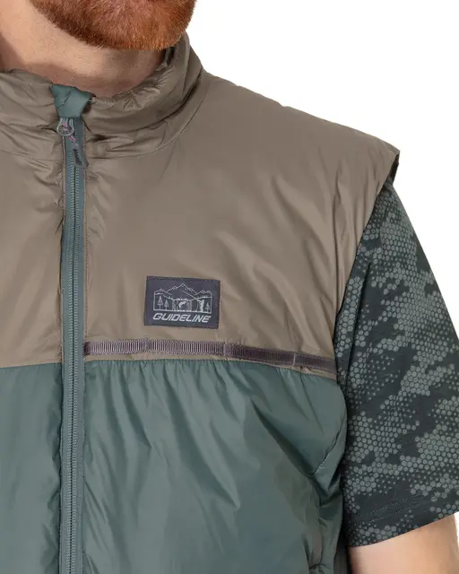 Guideline Loft Vest M Walnut/algae green 