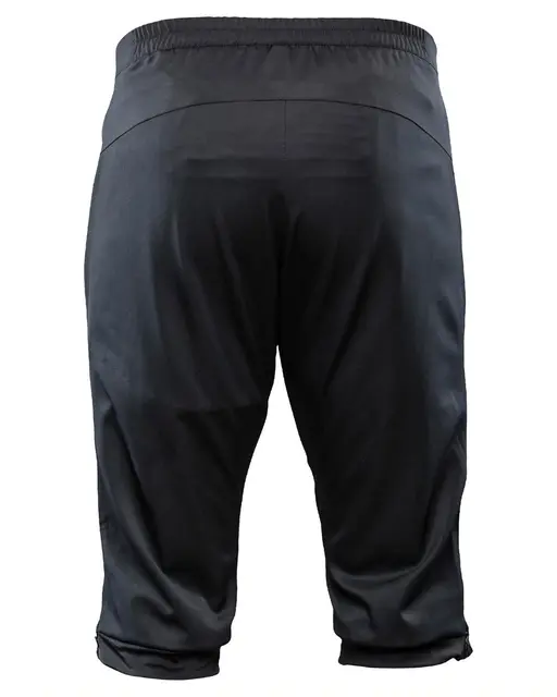 Heat Experience Heated Knee Pants S Slitstark Svart värmebyxa med dragkedjor 