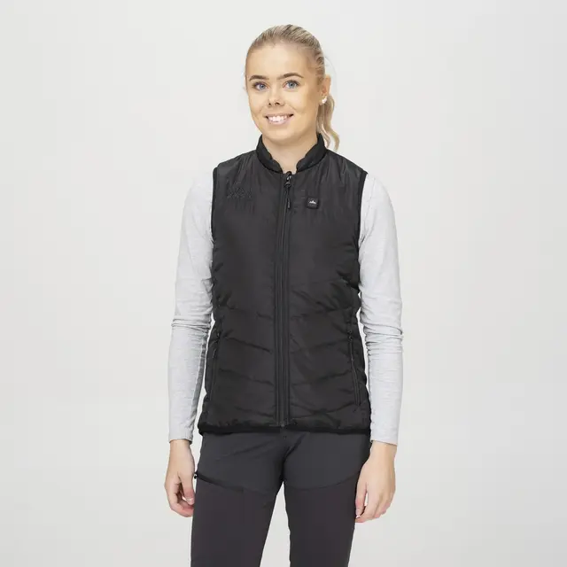 HeatX Heated Everyday Vest W Black XS Black, dame 