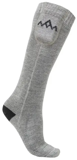 HeatX Heated Everyday Socks S - 37-39 Grå varmesokker, oppladbare 