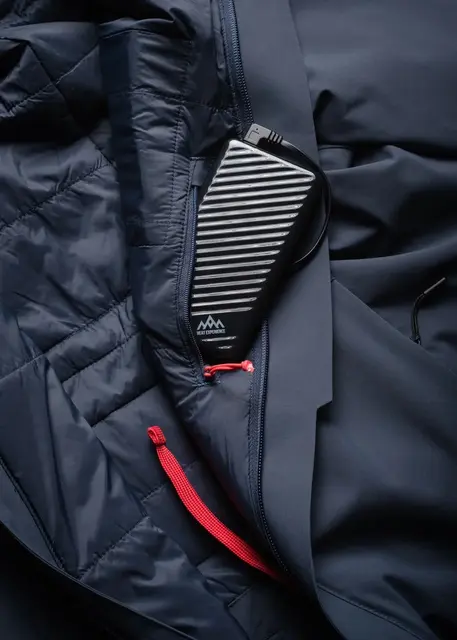 HeatX Heated Oslo Coat Mens Navy S Allsidig jakke med elektrisk varme 