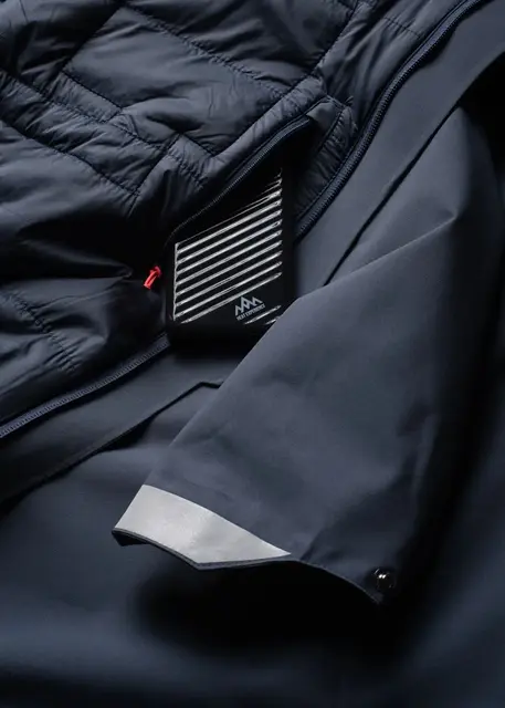 HeatX Heated Oslo Coat Mens Navy S Allsidig jakke med elektrisk varme 