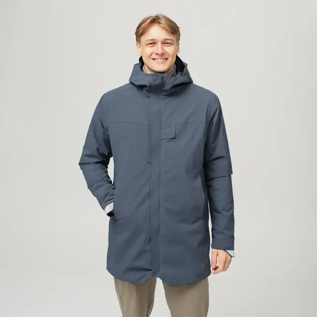 HeatX Heated Oslo Coat Mens Navy S Allsidig jakke med elektrisk varme 