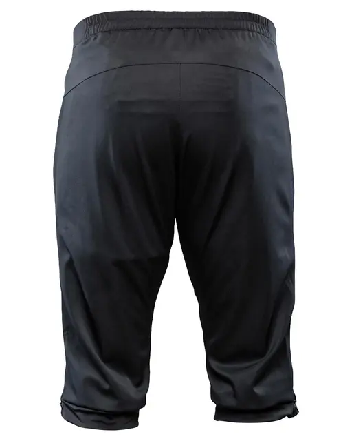 Heat Experience Heated Knee Pants S Slitstark Svart värmebyxa med dragkedjor 