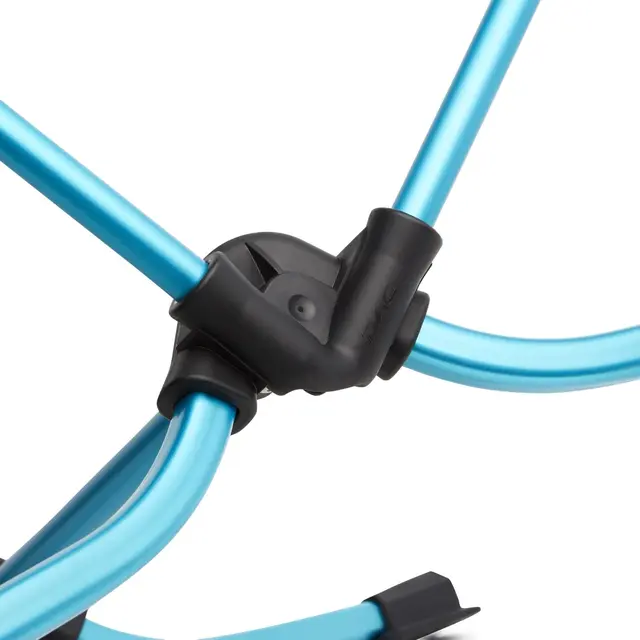 Helinox Beach Chair Black/Cyan Blue Superlett og kompakt stol for stranden 