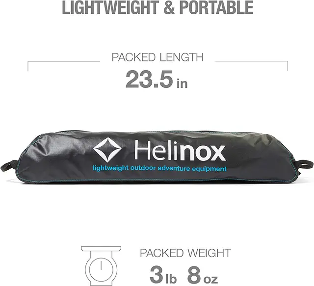 Helinox Table One Hardtop Black Large Lett og kompakt bord til camping 