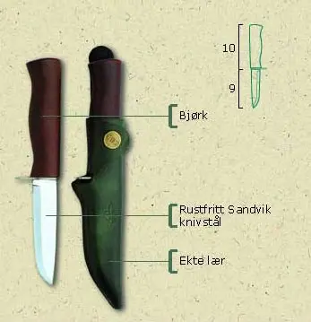 Helle Speider Norsk kvalitetskniv, No. 05 