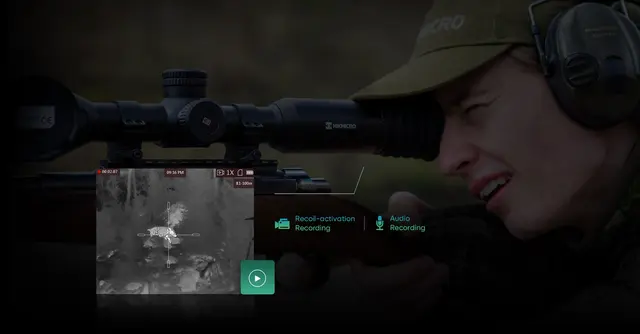 Hikmicro Stellar SH 50 mm Termisk riflekikkert med lydopptak 