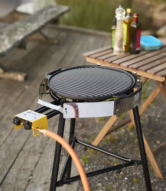 Hällmark Grillplate Støpejern ø 42cm Laga maten ute! 