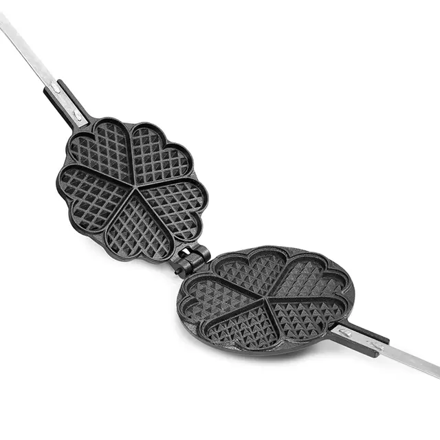 Hällmark Vaffeljern 5 hjärtförmade våffelmönster 