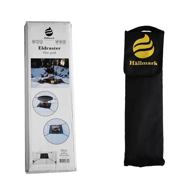Hällmark Bålunderlag 44x44cm Gör mat över öppen eld 
