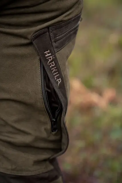 Härkila Pro Hunter Leather Trousers 52 Willow Green 