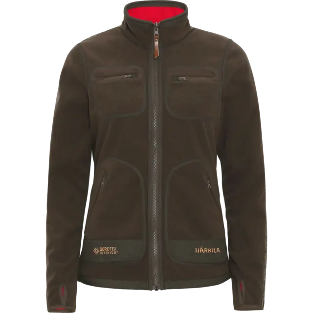 Härkila Kamko fleece Women Brown/Red S 2 jackor i 1 