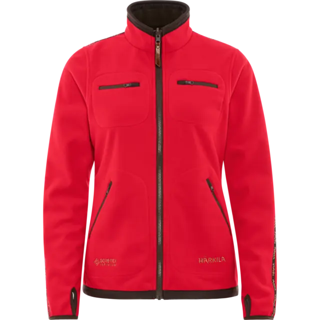 Härkila Kamko fleece Women Brown/Red S 2 jackor i 1 