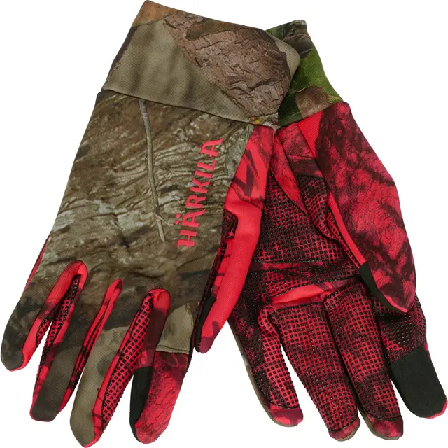 Härkila Moose Hunter 2.0 fleeceglove M MossyOak Break-Up Country/MossyOak Red 