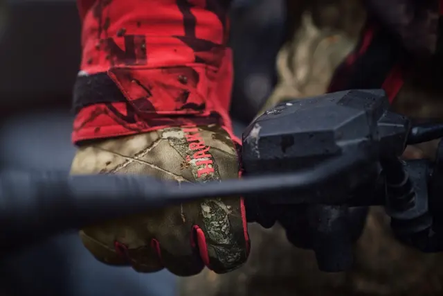 Härkila Moose Hunter 2.0 fleeceglove M MossyOak Break-Up Country/MossyOak Red 