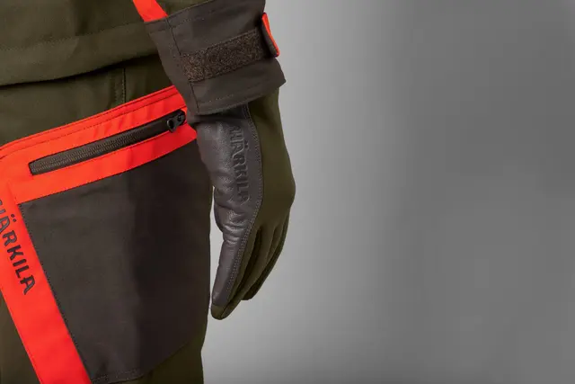 Härkila Driven Hunt Shooting Gloves S Willow Green/Shadow Brown 