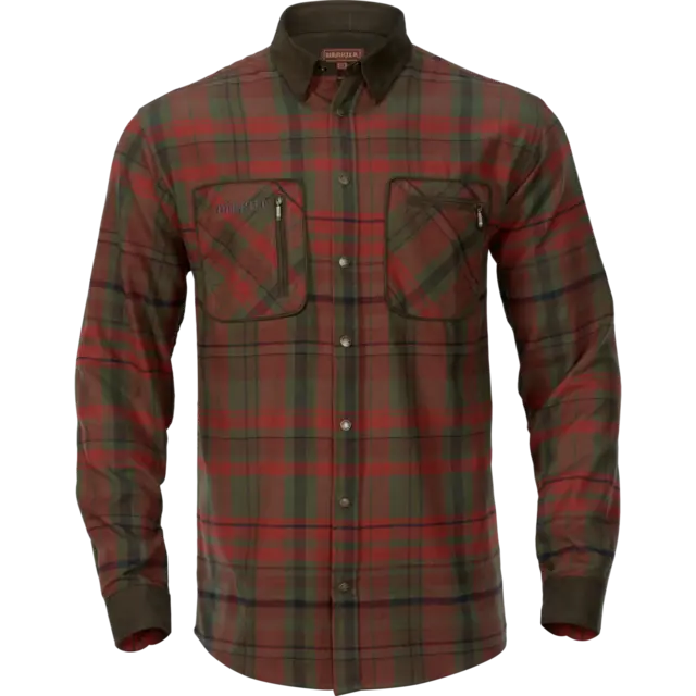 Härkila Pajala Skjorta S 100% bomull, Red Autumn Check 