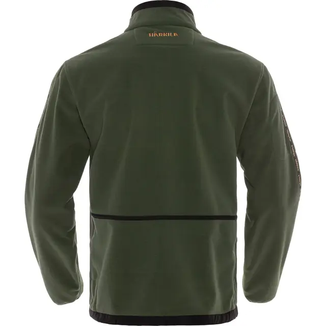 Härkila Kamko fleecejakke Grey/Green M Vendbar fleecjakke med Windstopper 