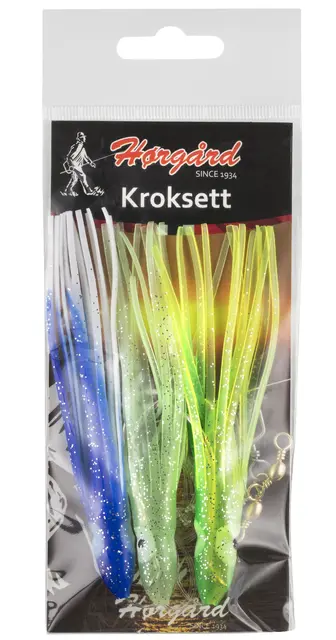 Hørgård Kroksett Blekksprut Färdig bläckfisk imitation krok set 