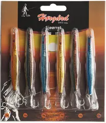 Hørgård Öring skeddragskit 6-pack 15g Klassiska silldrag i populära färger