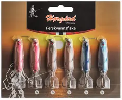 Hørgård Insjöfisk skeddragskit 6-pack 7g 6 effektiva skeddrag för sötvattensfisk