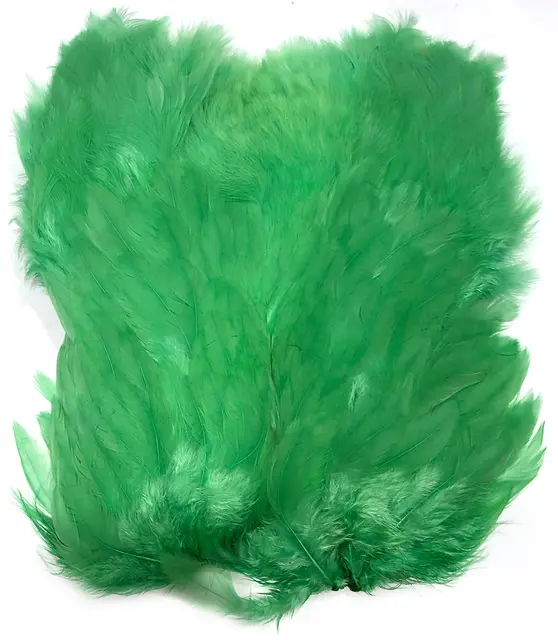 Softhackle patch Green Highlander Supermjuka hackles 