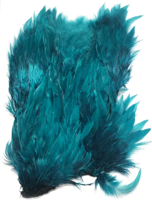Softhackle patch Kingfisher Blue Supermjuka hackles 