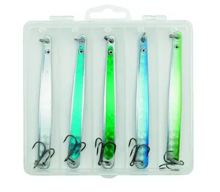 Kinetic Belone Flash Skeddragskitt 5-pack