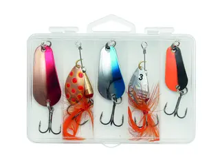 Kinetic Highland Trout Mix Skeddrag och spinner set 5-pack