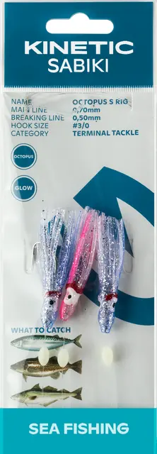 Kinetic Sabiki Octopus S #3/0 Blue/Pink 
