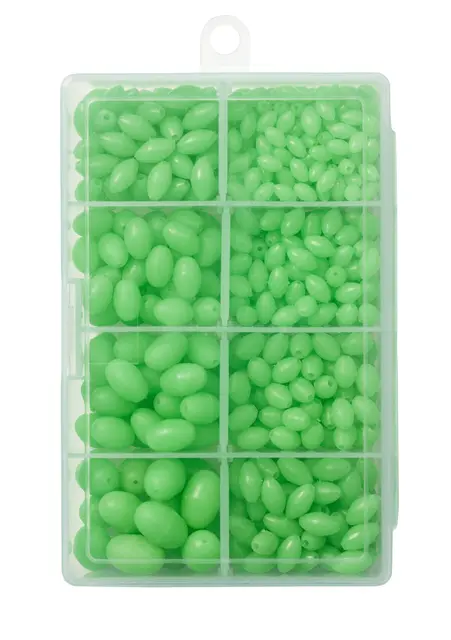 Kinetic Hard Beads Kit Green/Glow Flytkulor 