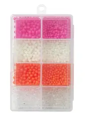 Kinetic Inline Beads Kit Flytkulor, Pink/Fluo/Glow/Clear