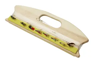 Kinetic Minken fiskeharpa Med lina och 8 flugor