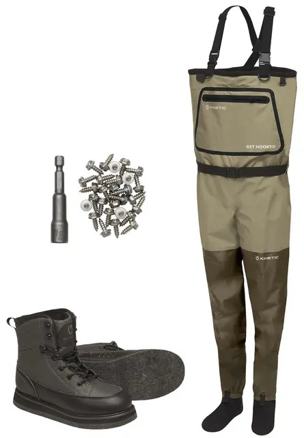 Kinetic DryGaiter vadepakke Vadare, Filtsula och dubb 