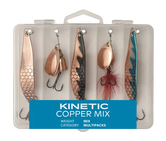 Kinetic Copper Mix Skeddragset 5-pack 