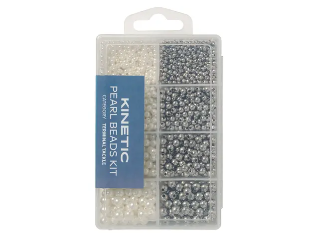 Kinetic Pearl Beads Kit Flytkulor, Pearl/Silver 