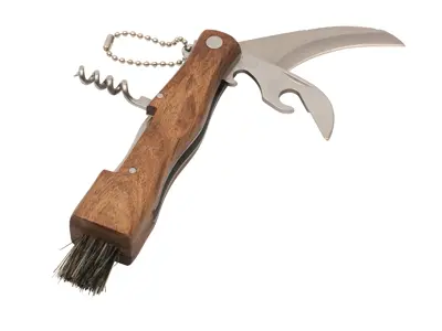 Kinetic Mushroom Knife w/brush Svampkniv med borste 