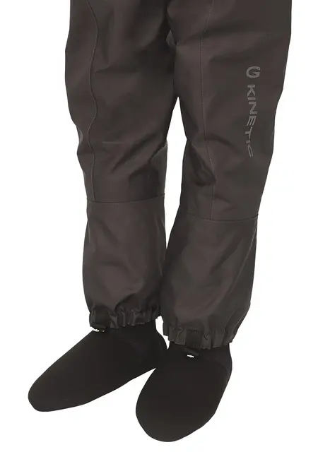 Kinetic X5 StockingFoot Boulder Grey S 5-lagers Vadarbyxor med Neoprensocka 