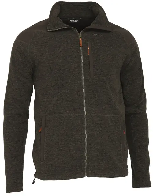 Kinetic Quest Fleece WindStop Green M Bekväm och snygg fleecejacka 