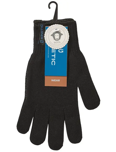 Kinetic Merino Wool Glove Black One size Tunna merinoullshandskar 