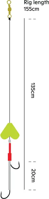 Kinetic Sabiki Halibut Allround #9/0 Glow 
