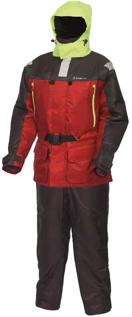 Kinetic Guardian Flotation Suit S 2-delt flytedress - Red/Stormy 
