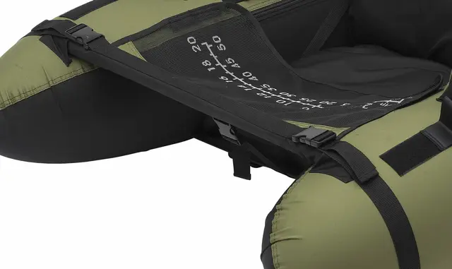 Kinetic Fish Hunter Belly Boat Paket Paket med flytring, simfötter och pump 