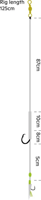 Kinetic Sabiki Halibut Circle Hook #10/0 Glow 