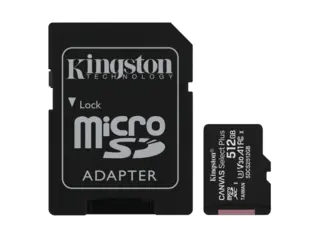 Kingston Canvas Select SDHC Kort 512GB Minnekort till viltkamera