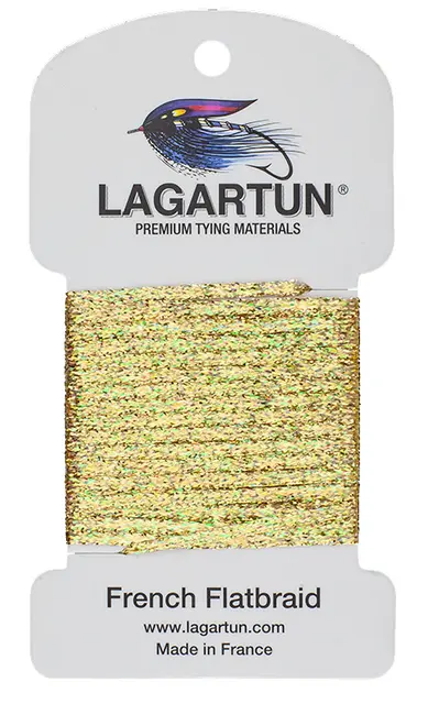 Lagartun Flatbraid Gold Holo 5mm bred 