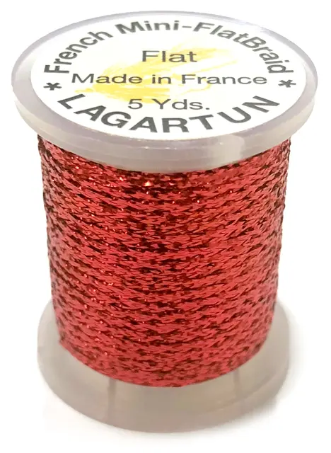 Lagartun Mini-Flatbraid Red 